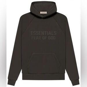 NWT FOG Essentials Hoodie – Off Black